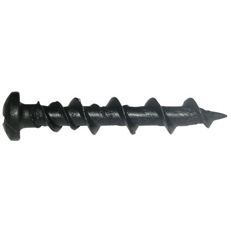 Powers Wall-Dog Screw Anchor, 1-1/2" L, Steel 02276-PWR